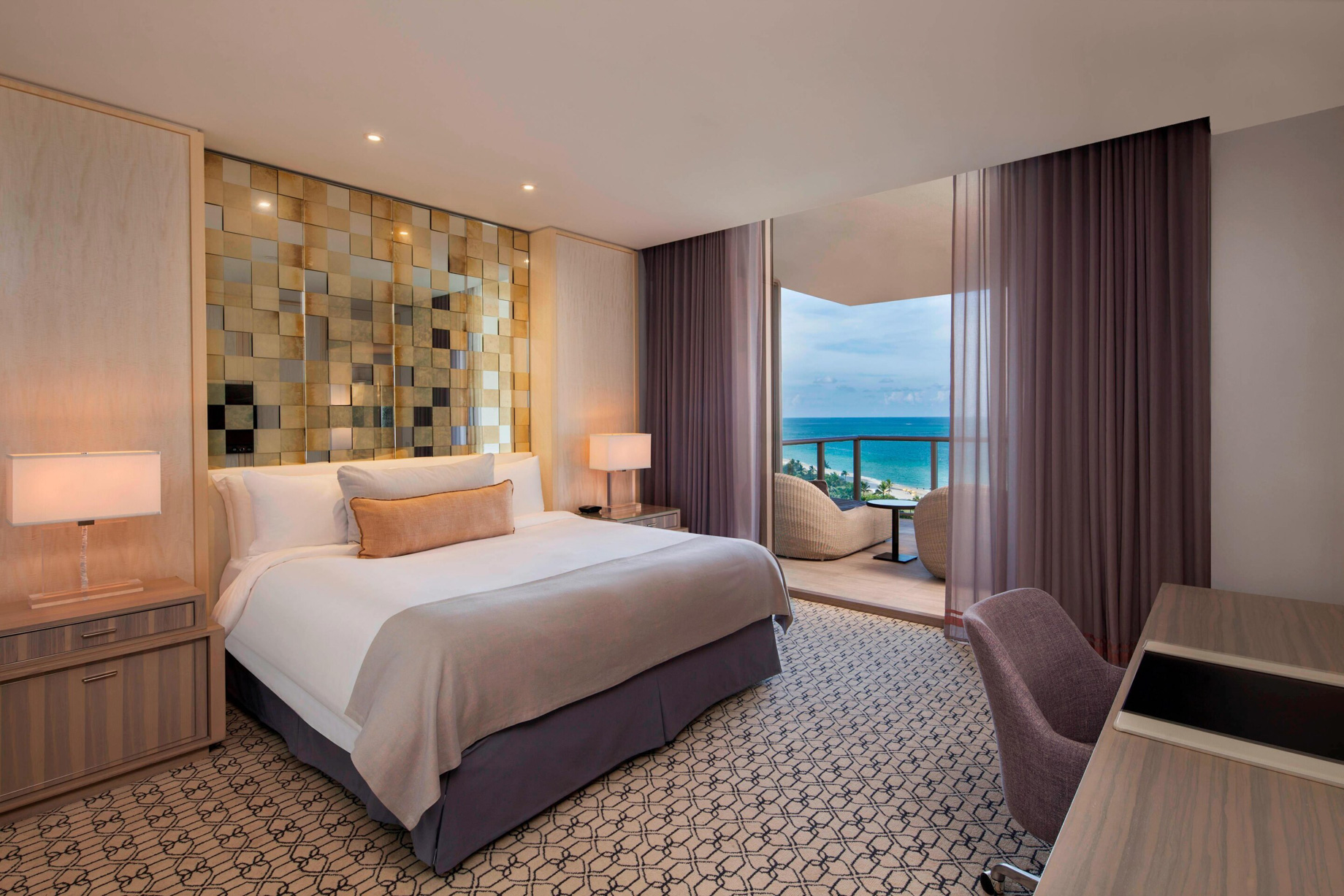 The St. Regis Bal Harbour Resort – Miami Beach, FL, USA – Atlantic Oceanfront Suite Bedroom