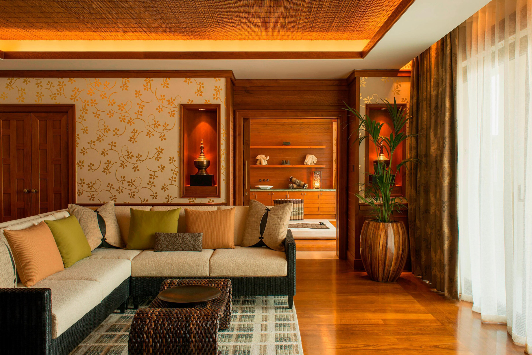 The St. Regis Saadiyat Island Resort – Abu Dhabi, UAE – Thai Spa Suite Living Room