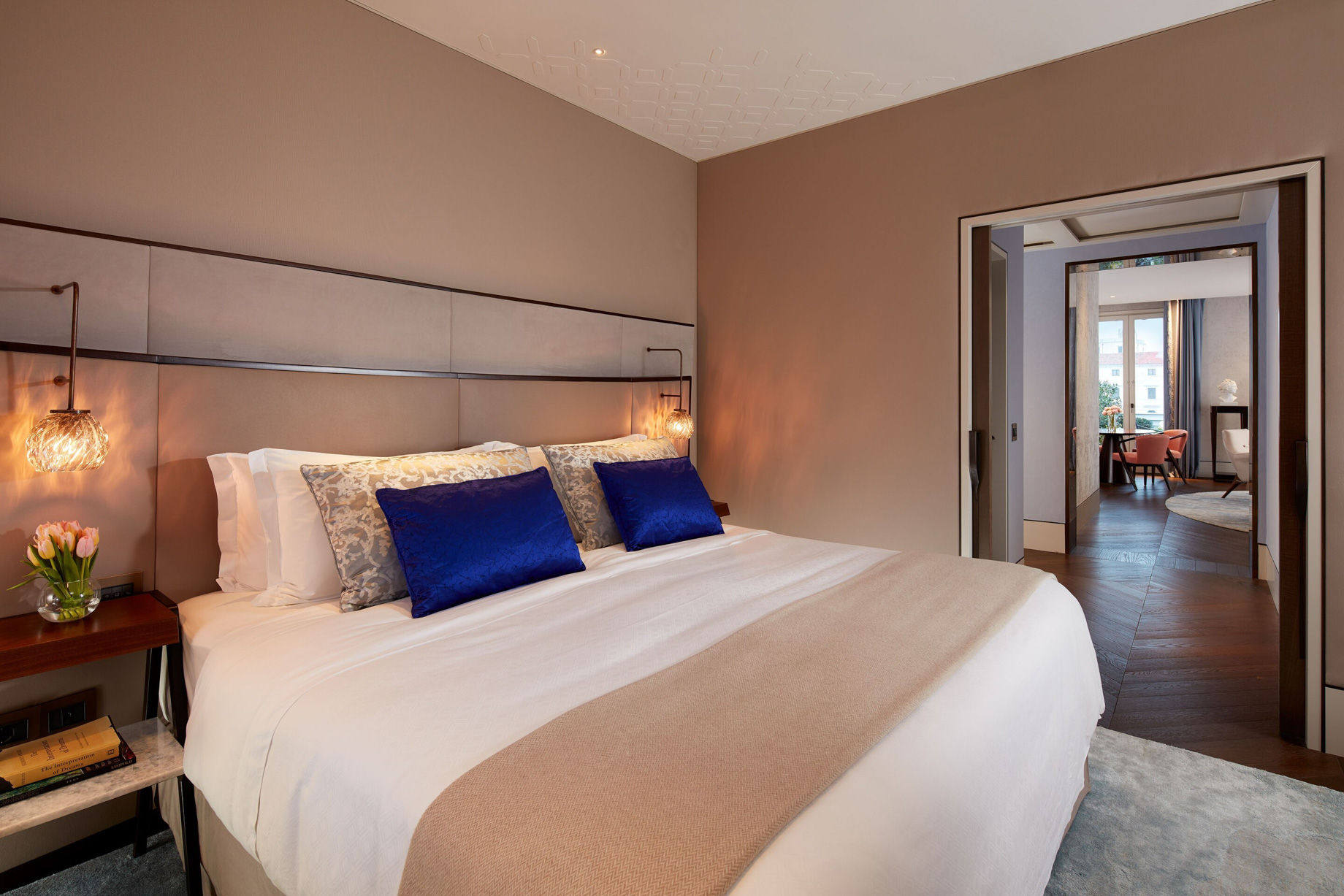 The St. Regis Venice Hotel - Venice, Italy - Terrace Grand Canal Suite Bed