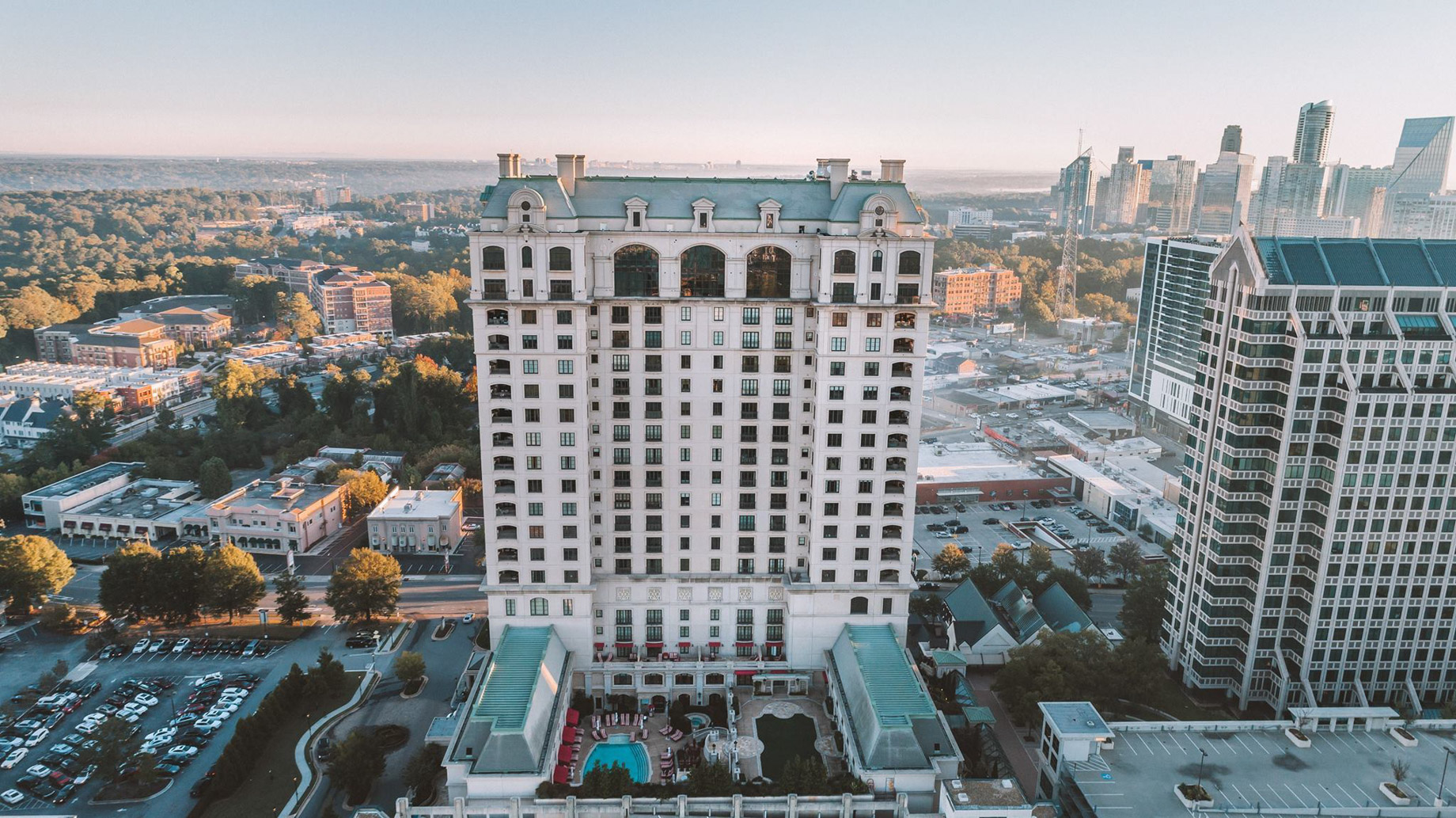 The St. Regis Atlanta Hotel – Atlanta, GA, USA – Hotel Aerial View