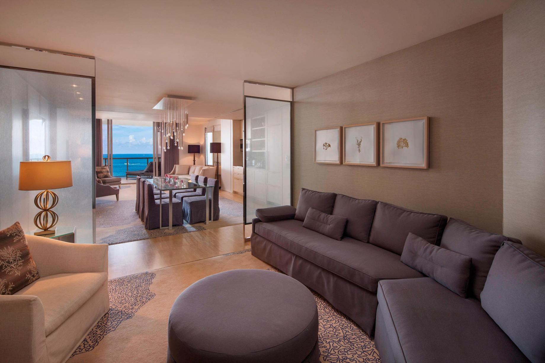 The St. Regis Bal Harbour Resort – Miami Beach, FL, USA – Atlantic Oceanfront Suite Media Room
