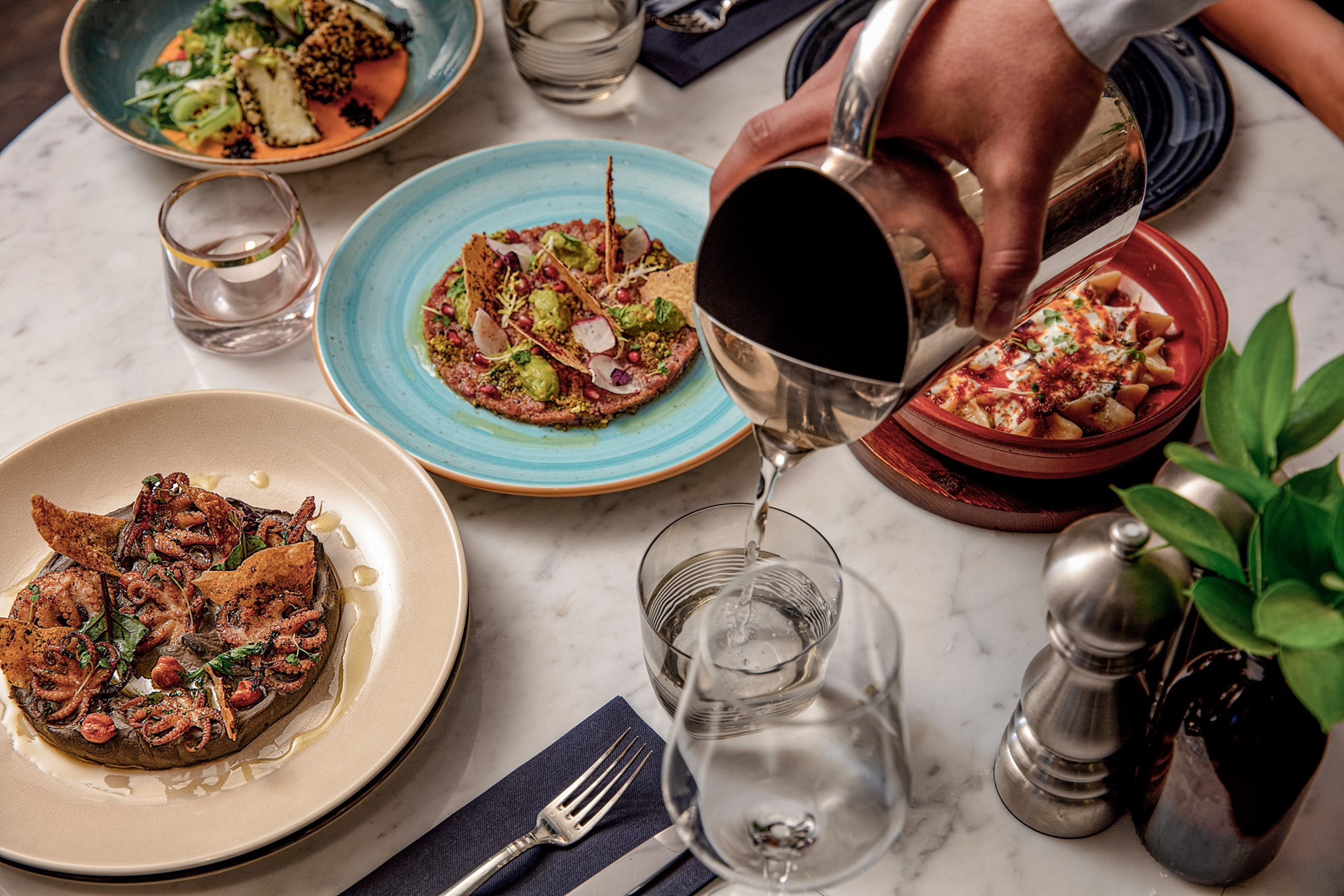 The St. Regis Amman Hotel - Amman, Jordan - Tamara Restaurant Dishes