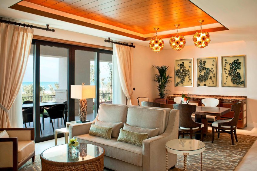 The St. Regis Saadiyat Island Resort - Abu Dhabi, UAE - Majestic Suite Living Room