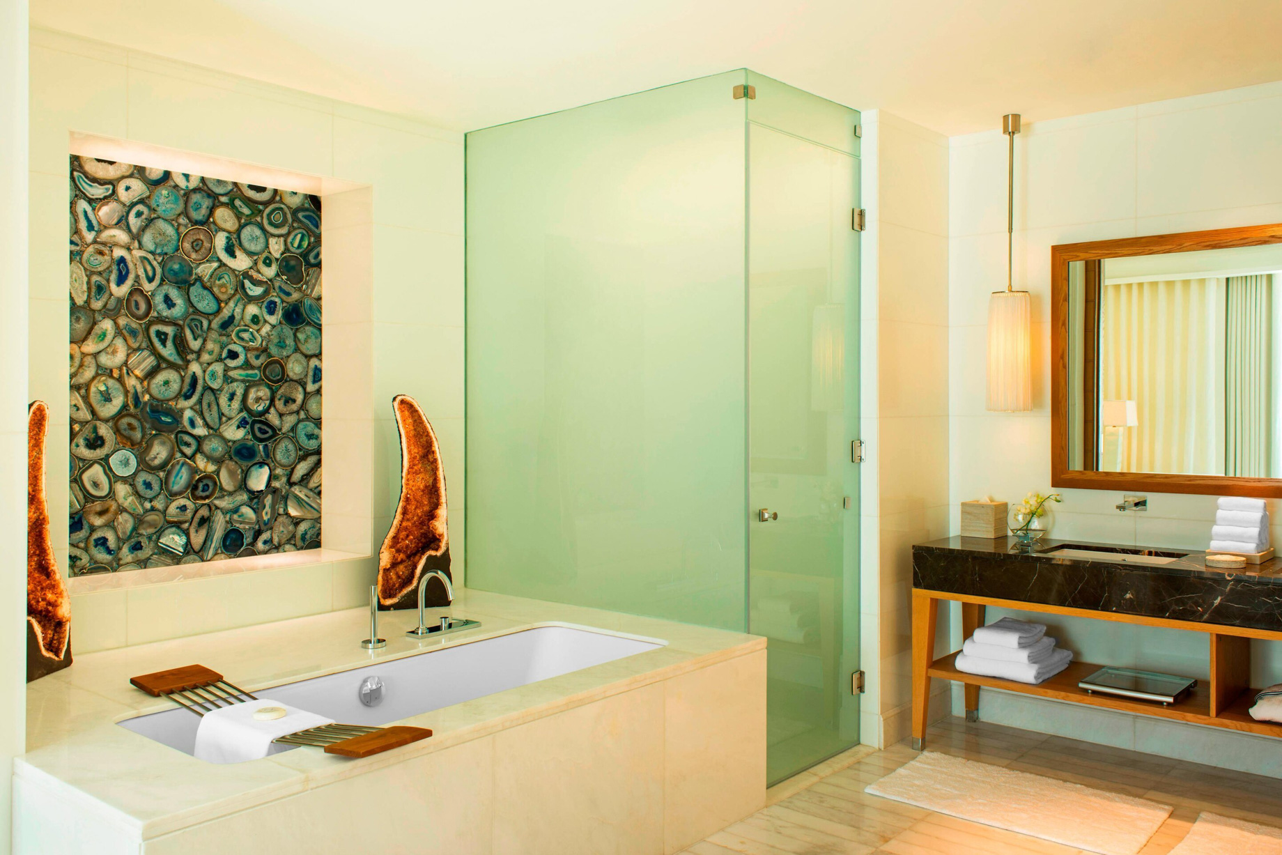 The St. Regis Saadiyat Island Resort – Abu Dhabi, UAE – Contemporary Spa Suite Bathroom
