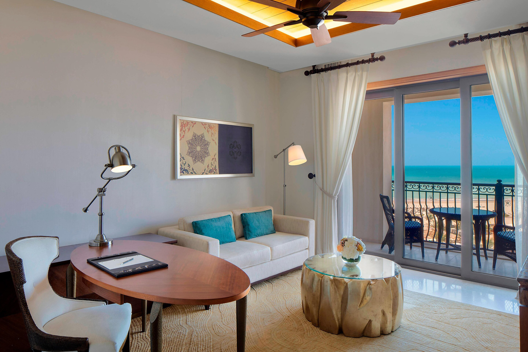 The St. Regis Saadiyat Island Resort – Abu Dhabi, UAE – Astor Suite Living Room