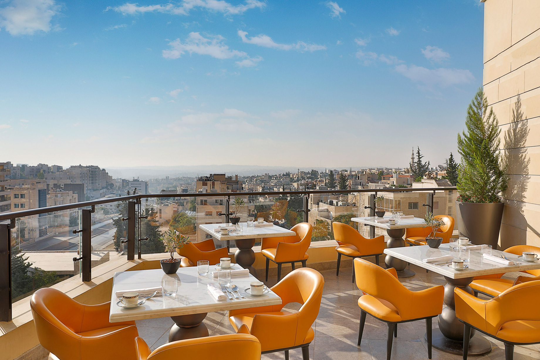 The St. Regis Amman Hotel - Amman, Jordan - Mercado Outdoor Terrace