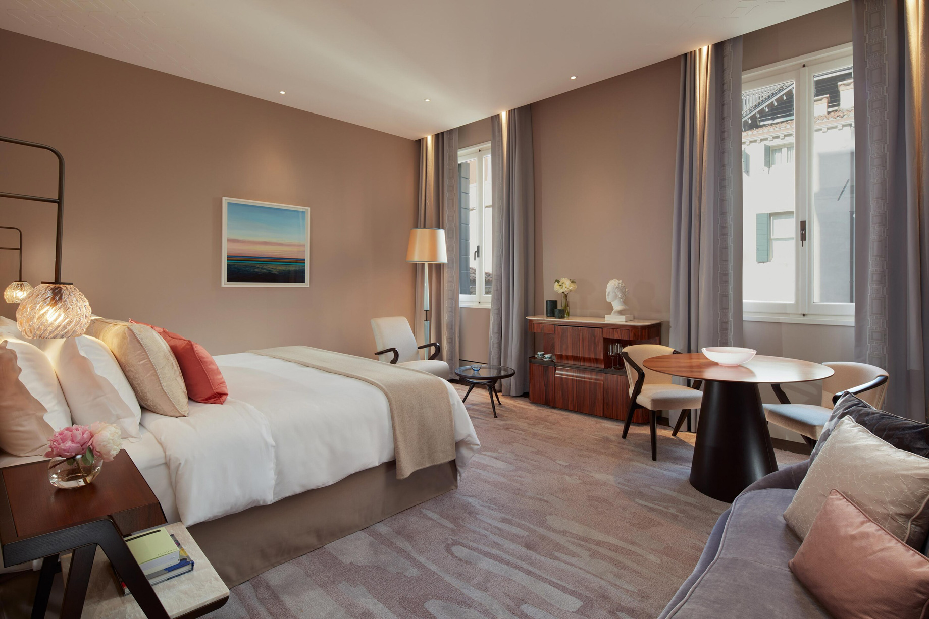 The St. Regis Venice Hotel – Venice, Italy – Venice View Room Bed