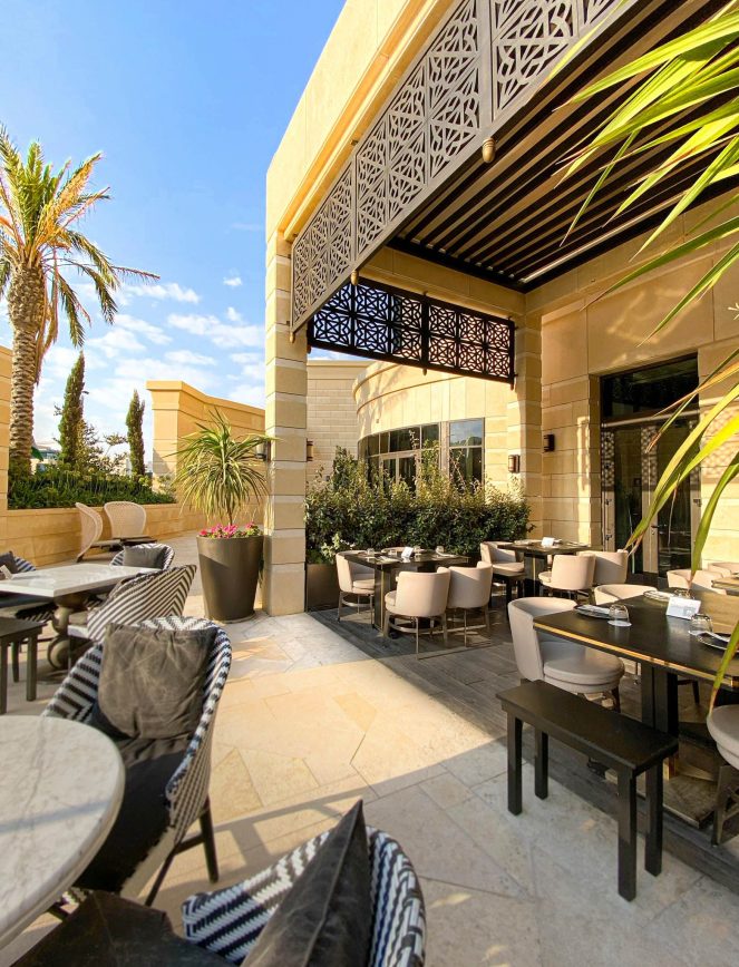The St. Regis Amman Hotel - Amman, Jordan - Tamara Outdoor Restaurant Seating