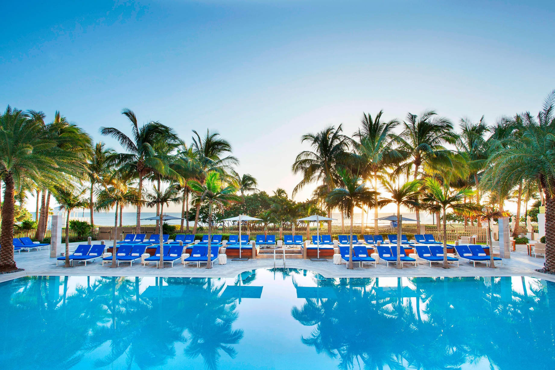 The St. Regis Bal Harbour Resort - Miami Beach, FL, USA - Resort Pool Deck