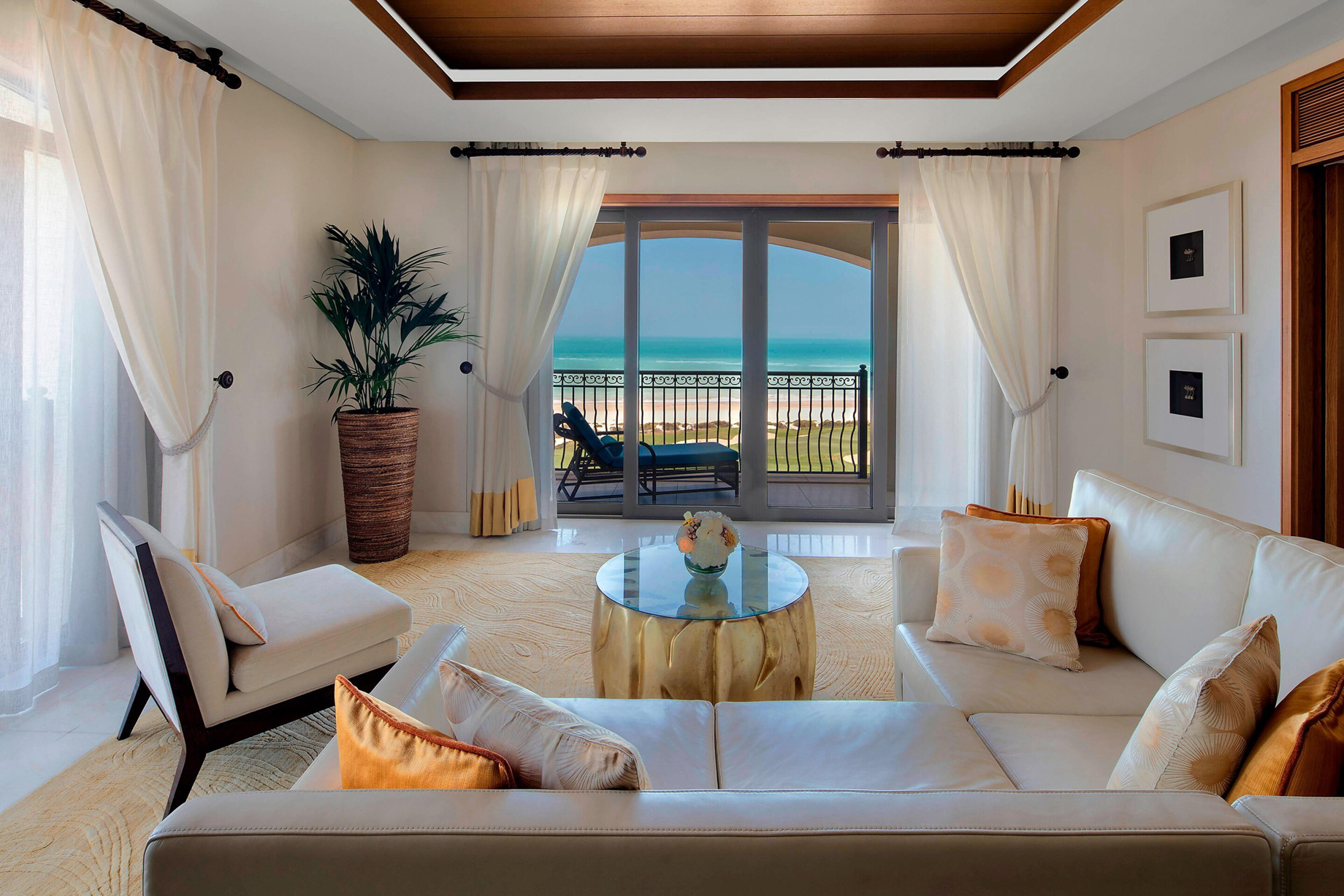 The St. Regis Saadiyat Island Resort – Abu Dhabi, UAE – Ocean Suite Living Room