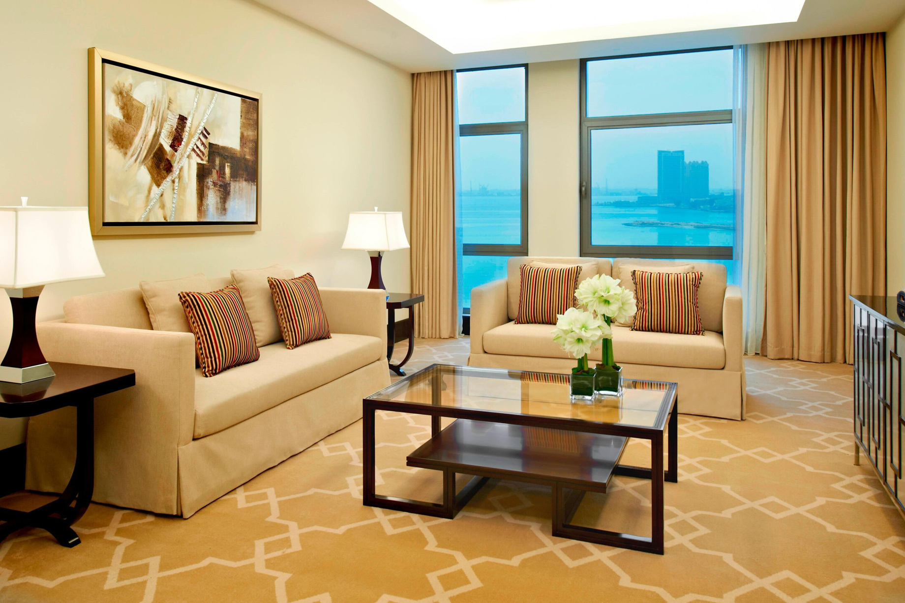The St. Regis Doha Hotel – Doha, Qatar – John Jacob Astor Suite Living Area