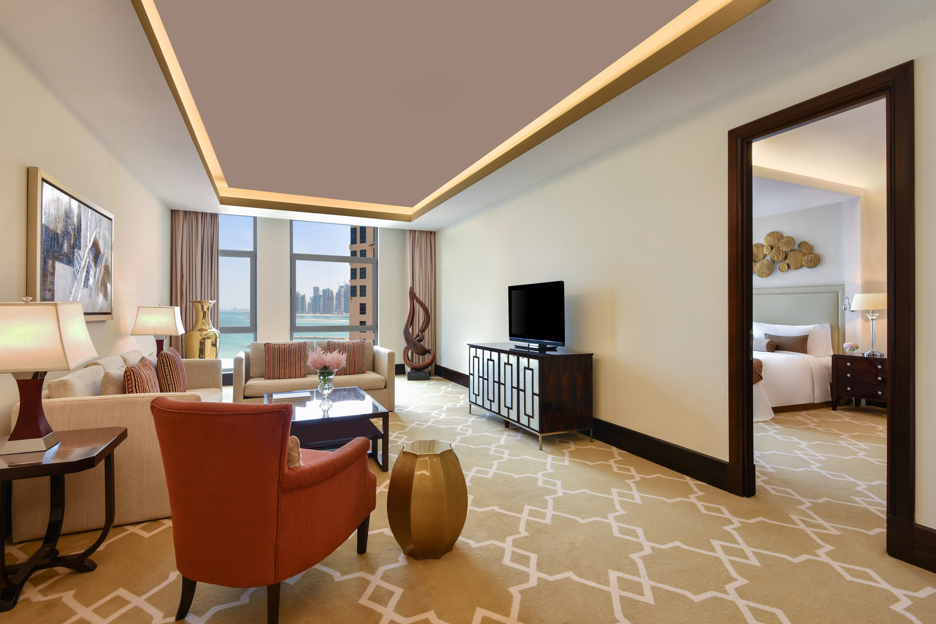 The St. Regis Doha Hotel – Doha, Qatar – John Jacob Suite Sitting Area