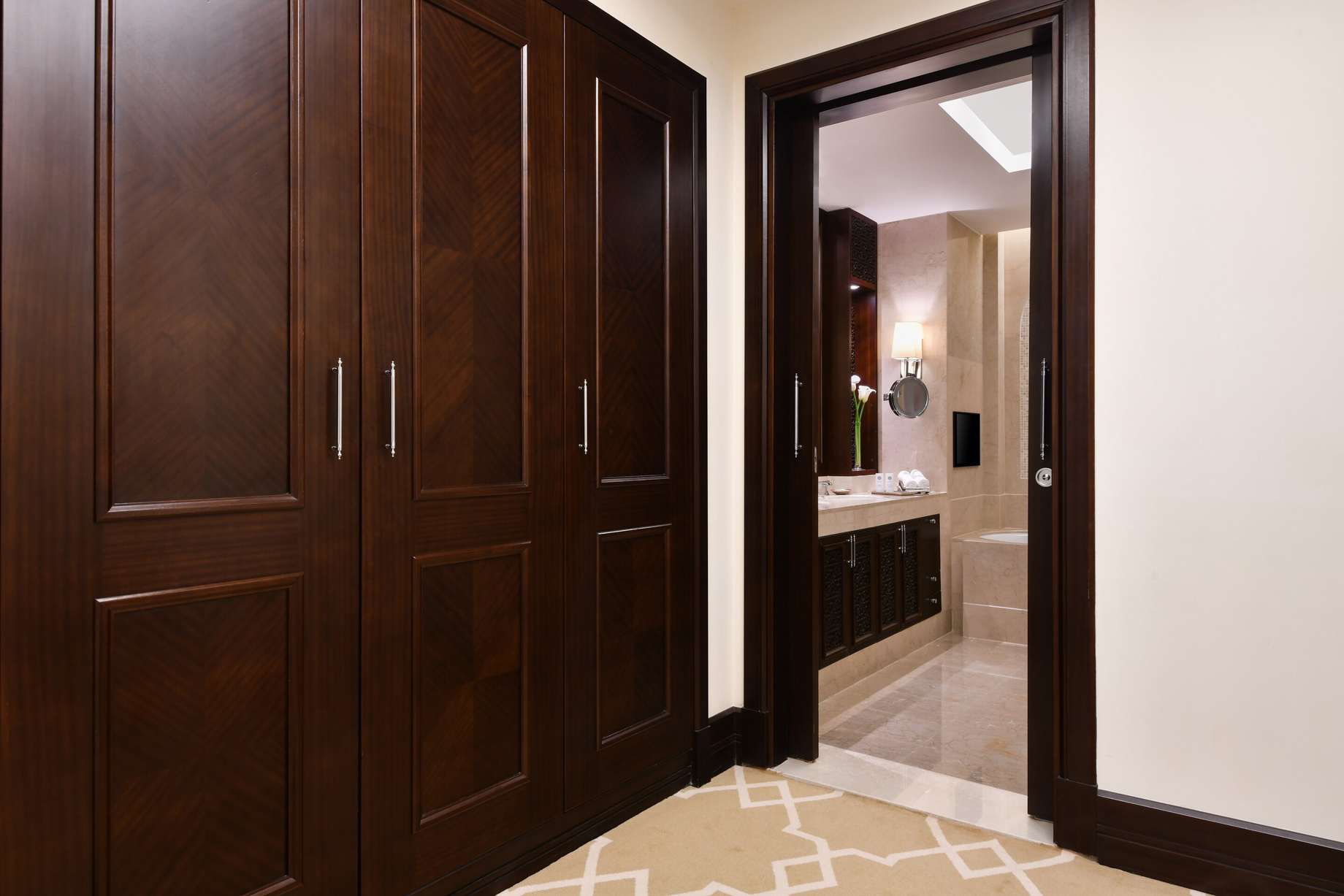 The St. Regis Doha Hotel - Doha, Qatar - John Jacob Suite Wardrobe Area