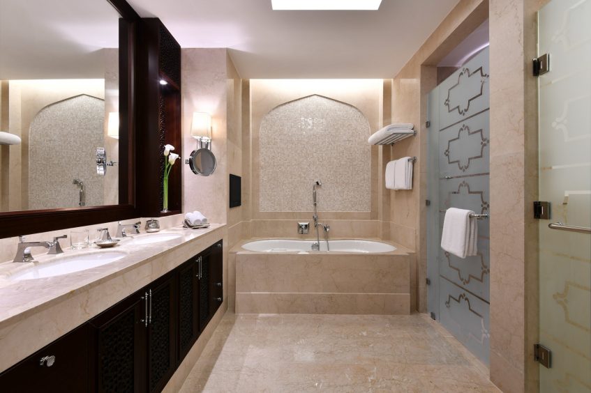 The St. Regis Doha Hotel - Doha, Qatar - John Jacob Suite Bathroom