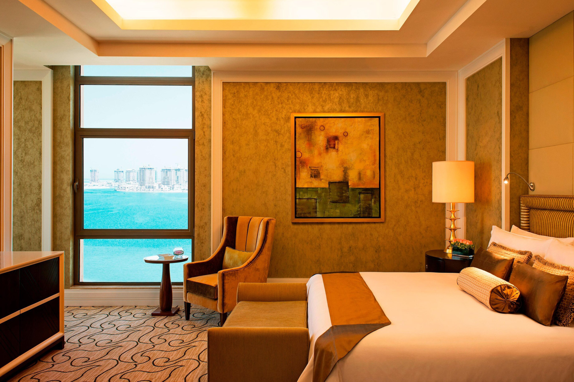 The St. Regis Doha Hotel – Doha, Qatar – Presidential Suite Bedroom Decor