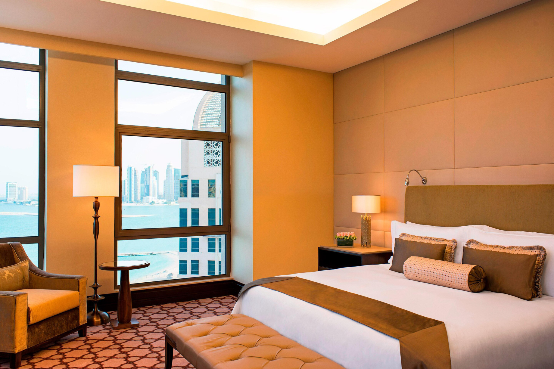 The St. Regis Doha Hotel – Doha, Qatar – Presidential Suite Bedroom Interior