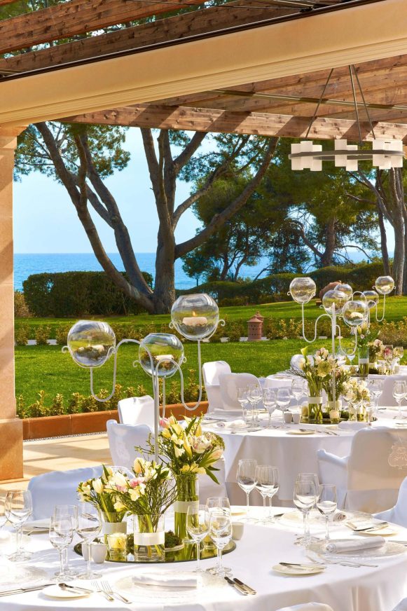The St. Regis Mardavall Mallorca Resort - Palma de Mallorca, Spain - Ponent Terrace Table Setting