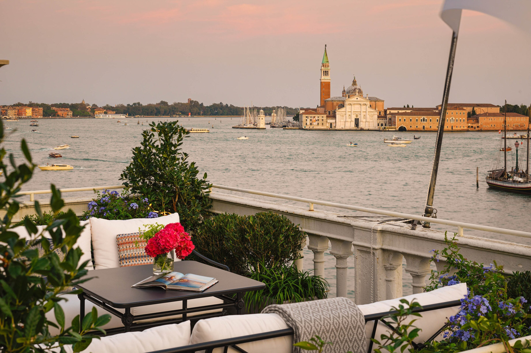 The St. Regis Venice Hotel – Venice, Italy – Terrace Grand Canal Suite Furnished Terrace