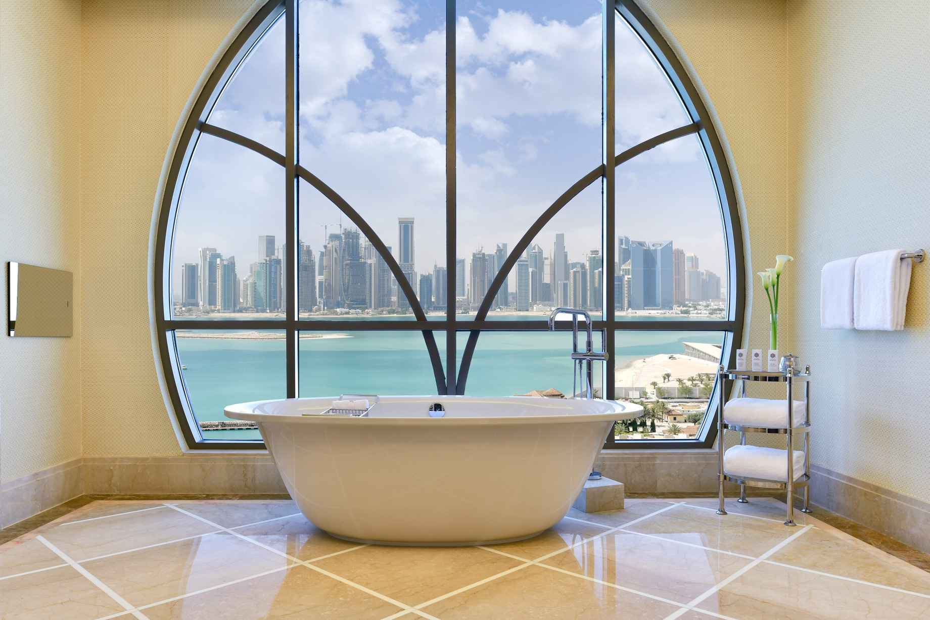 The St. Regis Doha Hotel – Doha, Qatar – Presidential Suite Bathroom View
