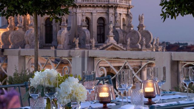 The St. Regis Venice Hotel - Venice, Italy - Santa Maria Suite Private Outdoor Dining