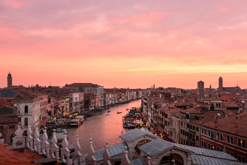 The St. Regis Venice Hotel - Venice, Italy - The Grand Canal In Venice Sunset