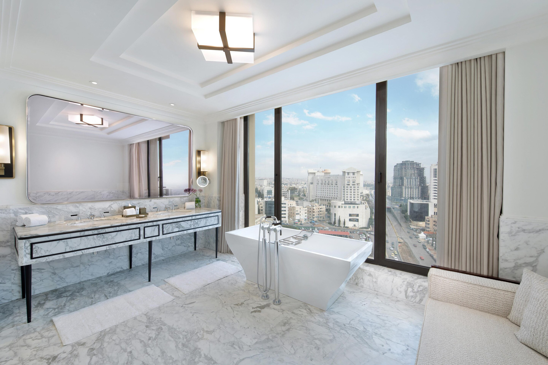 The St. Regis Amman Hotel - Amman, Jordan - John Jacob Astor Suite Bathtub