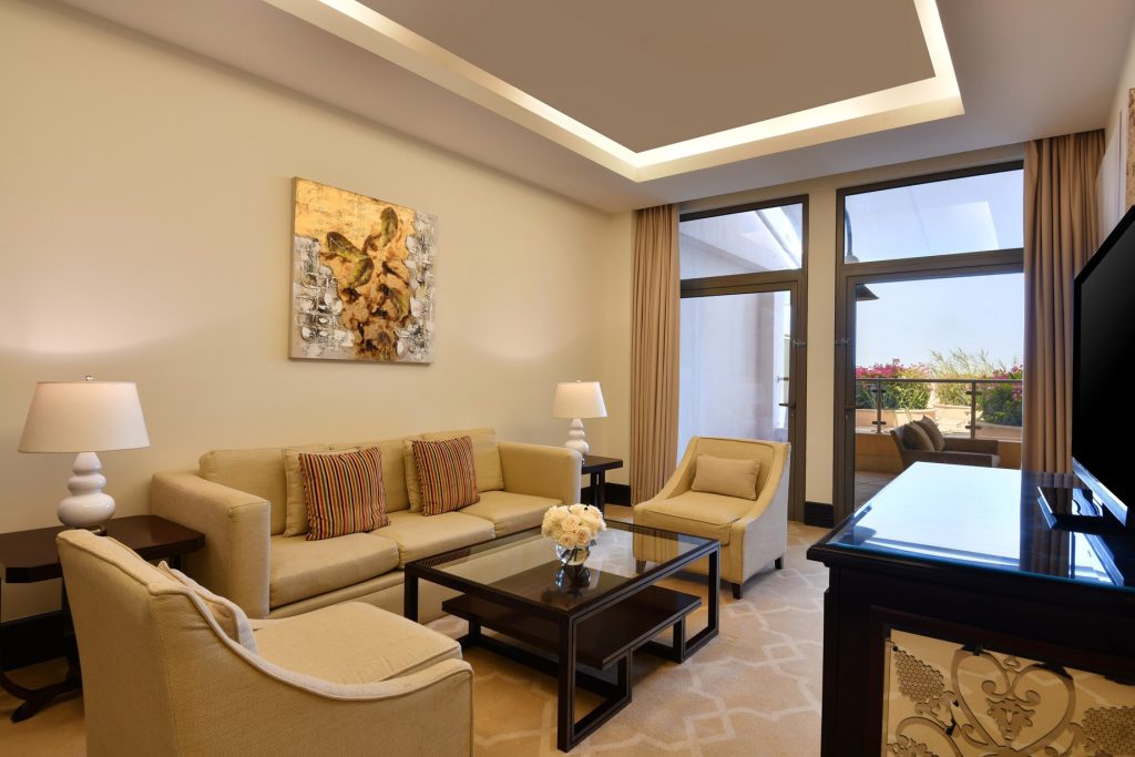The St. Regis Doha Hotel - Doha, Qatar - St. Regis Suite With Terrace Sitting Area