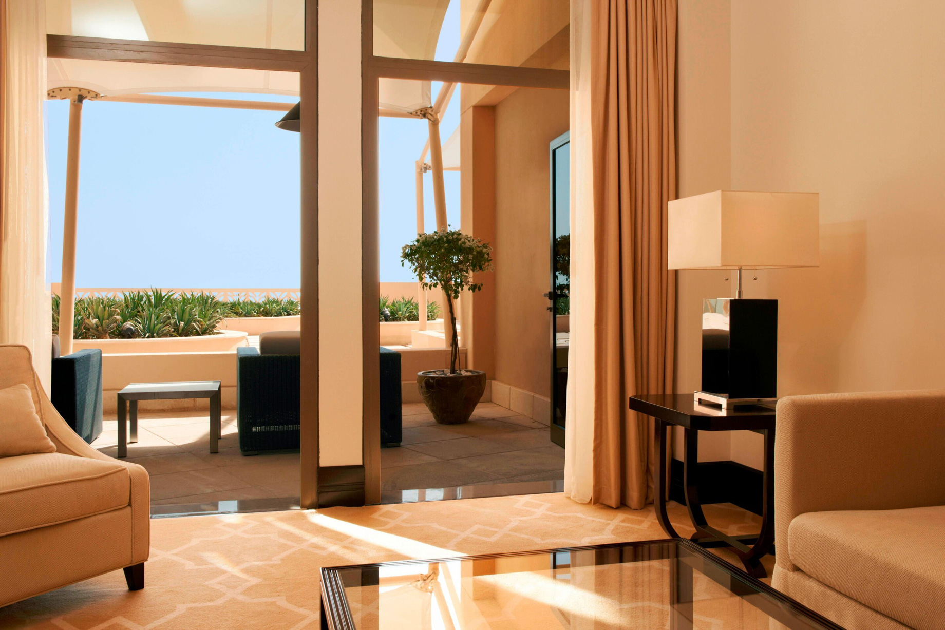 The St. Regis Doha Hotel – Doha, Qatar – St. Regis Suite with Terrace Living Area