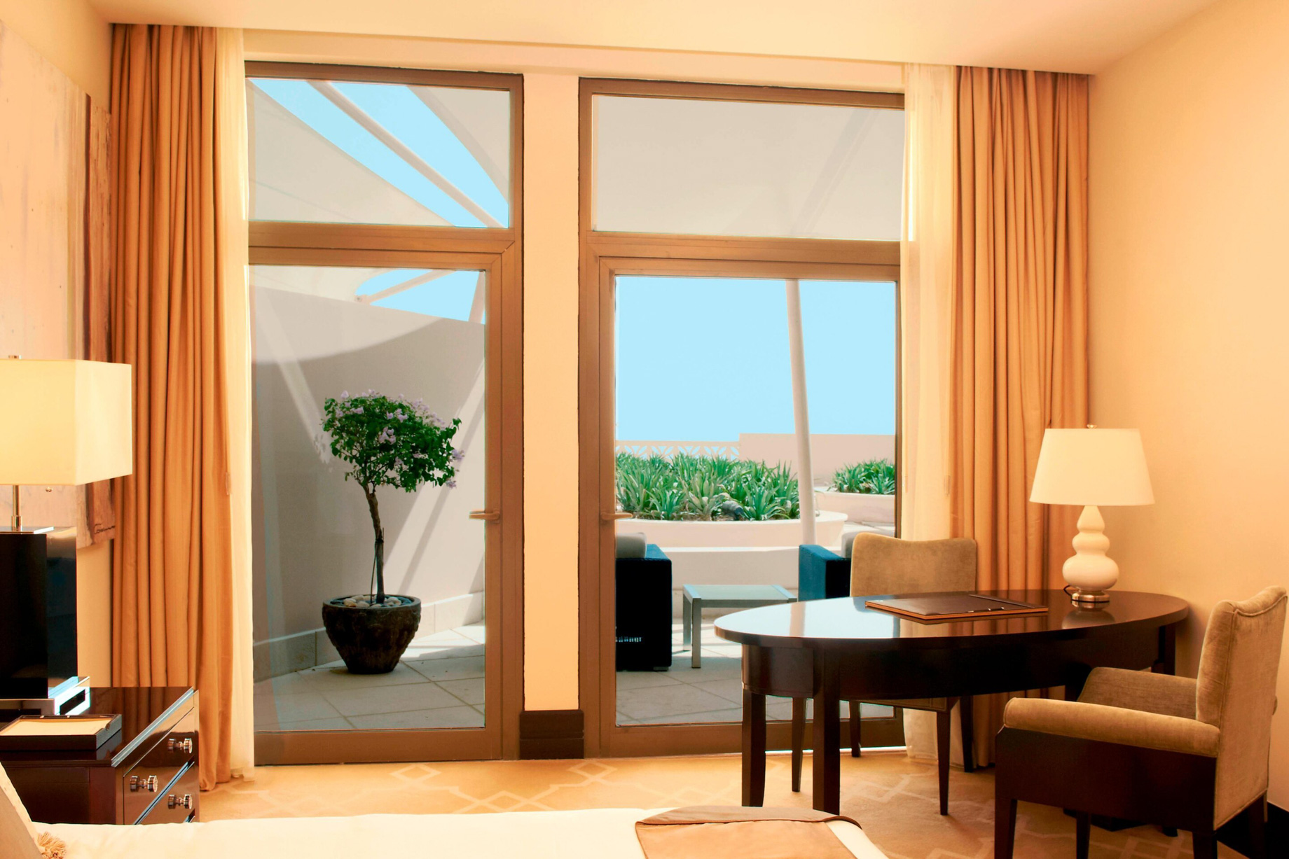 The St. Regis Doha Hotel – Doha, Qatar – St. Regis Suite Bedroom with Terrace
