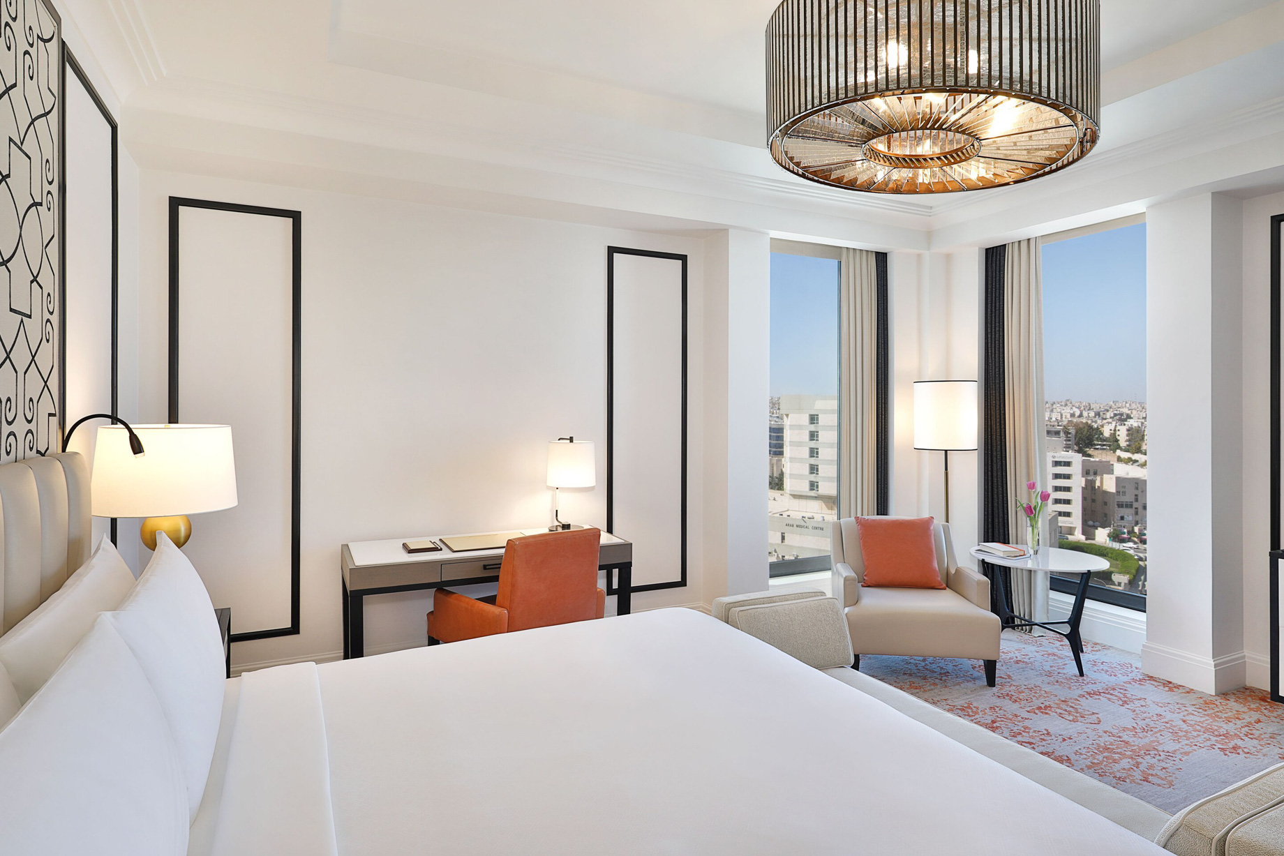 The St. Regis Amman Hotel - Amman, Jordan - King Deluxe Guest Room View