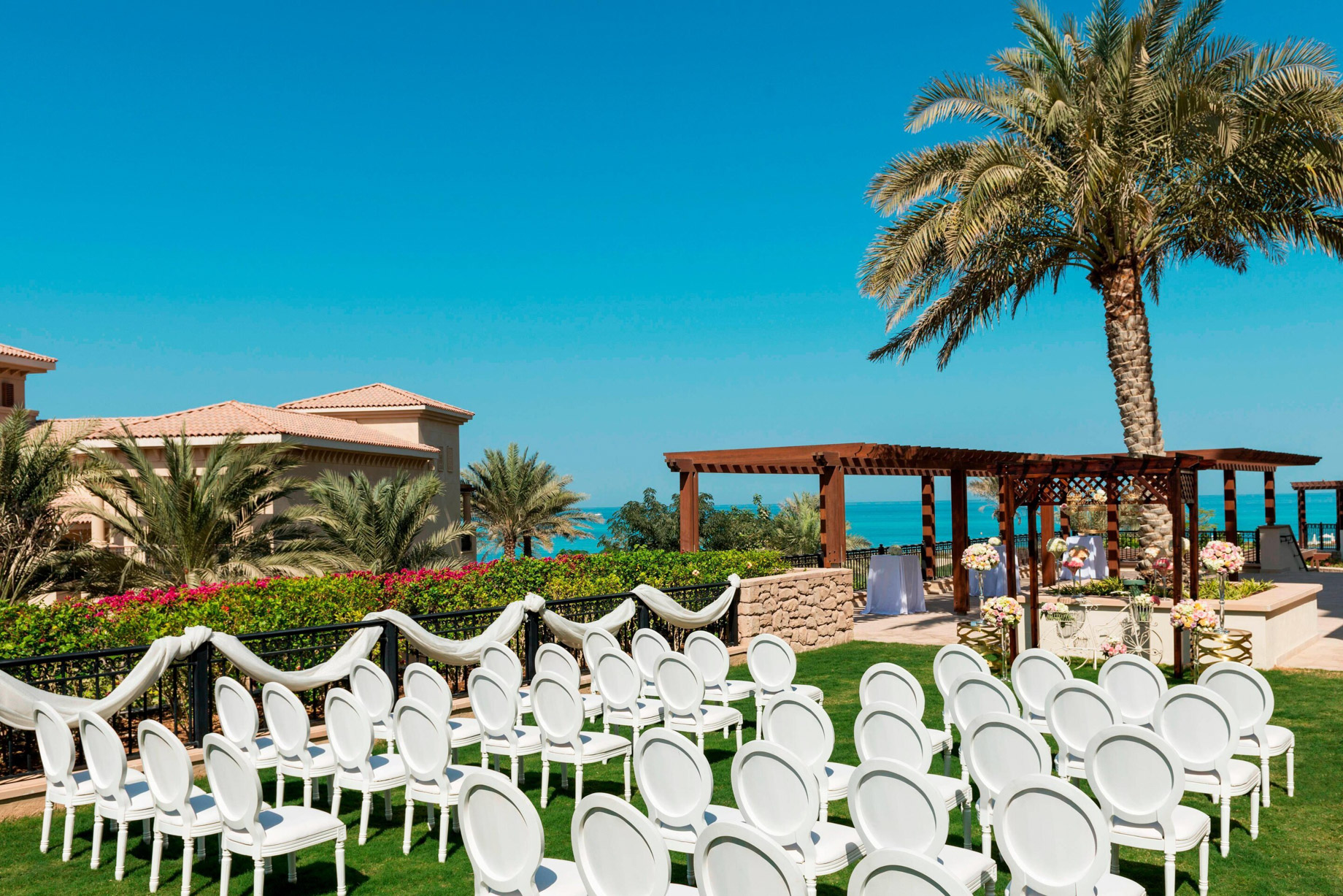 The St. Regis Saadiyat Island Resort – Abu Dhabi, UAE – Outdoor Wedding Set Up