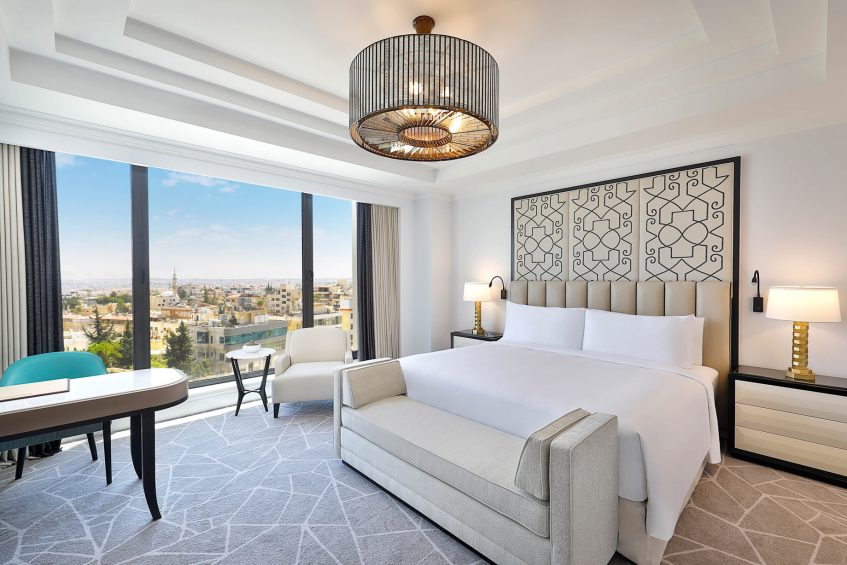 The St. Regis Amman Hotel - Amman, Jordan - King Two Bedroom Apartment Bed