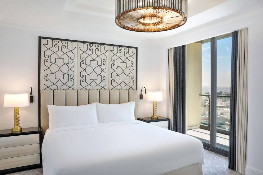 The St. Regis Amman Hotel - Amman, Jordan - King Two Bedroom Executive Apartment Master Bedroom