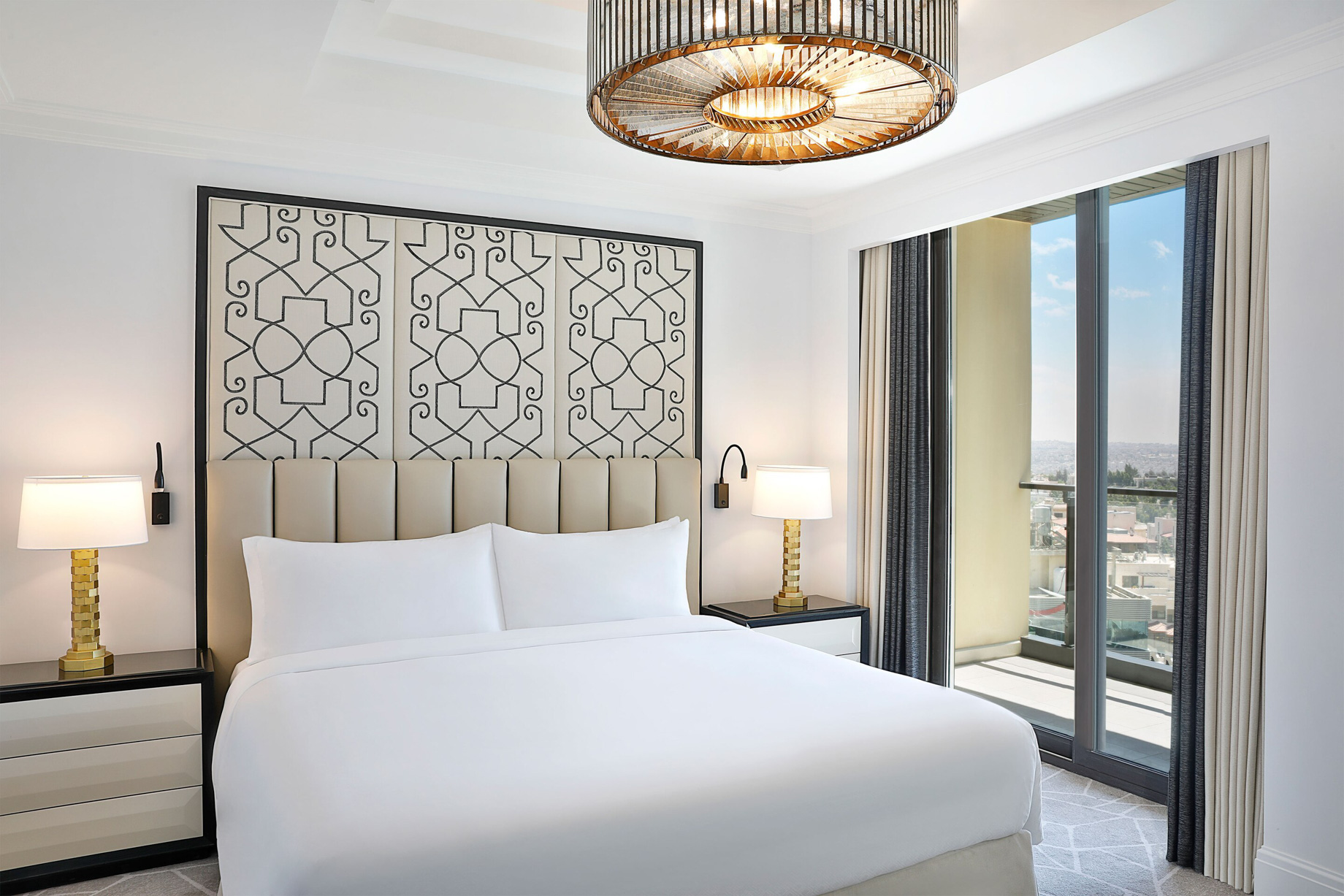 The St. Regis Amman Hotel – Amman, Jordan – King Two Bedroom Executive Apartment Master Bedroom