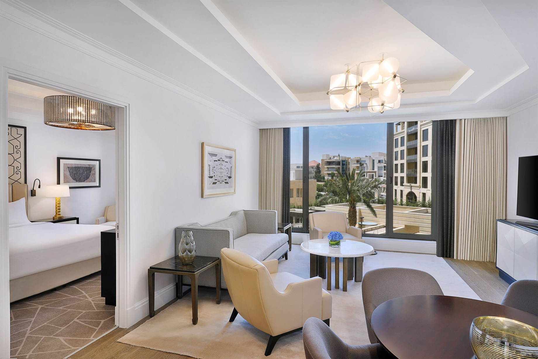 The St. Regis Amman Hotel – Amman, Jordan – One Bedroom Apartment Living Room