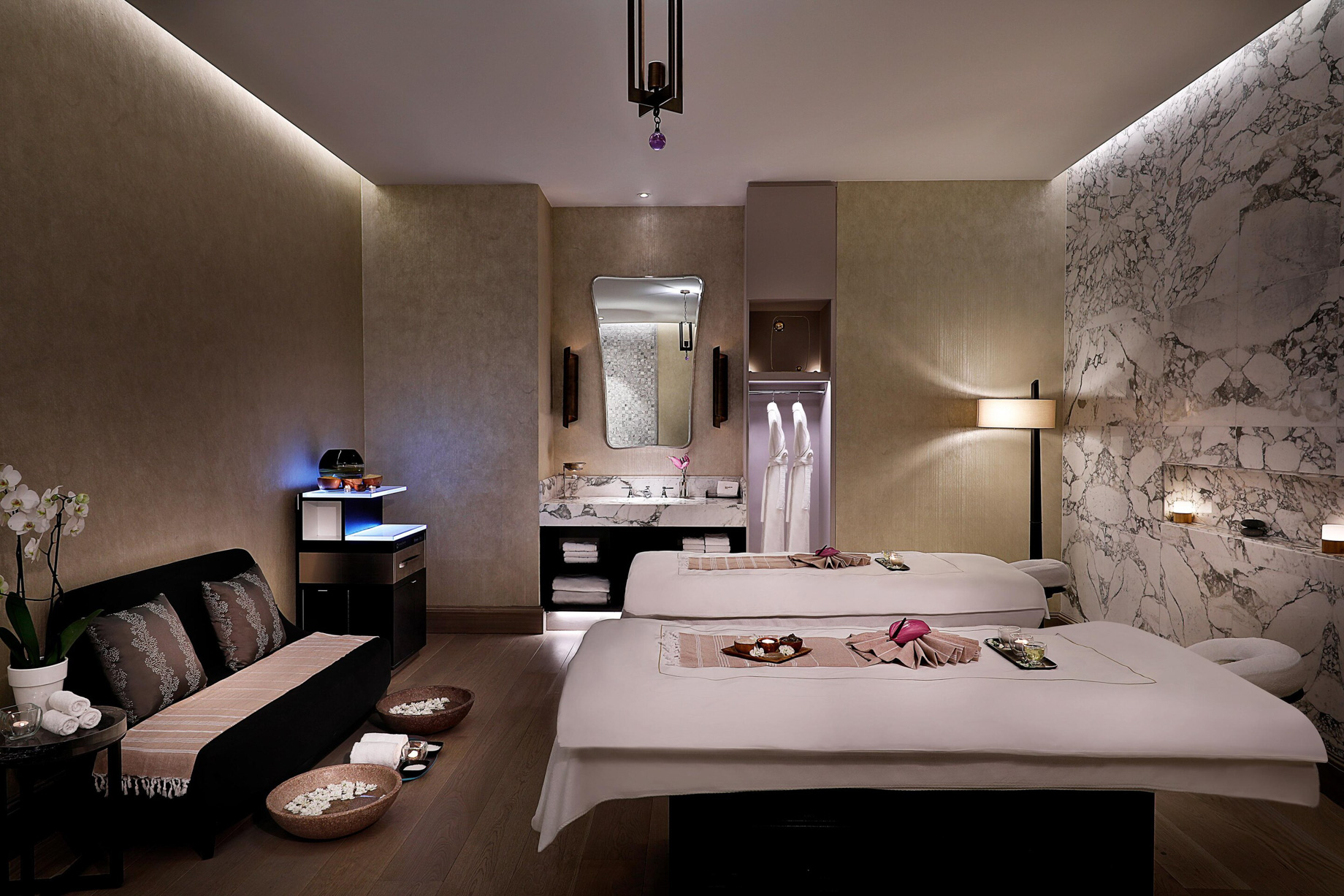 The St. Regis Amman Hotel – Amman, Jordan – Iridium Spa Couples Treatment Area