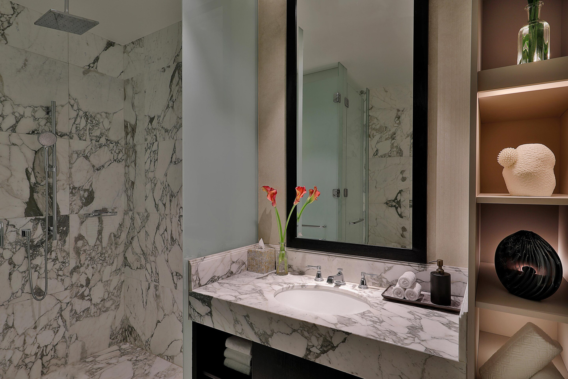 The St. Regis Amman Hotel - Amman, Jordan - Iridium Spa Treatment Room Bathroom