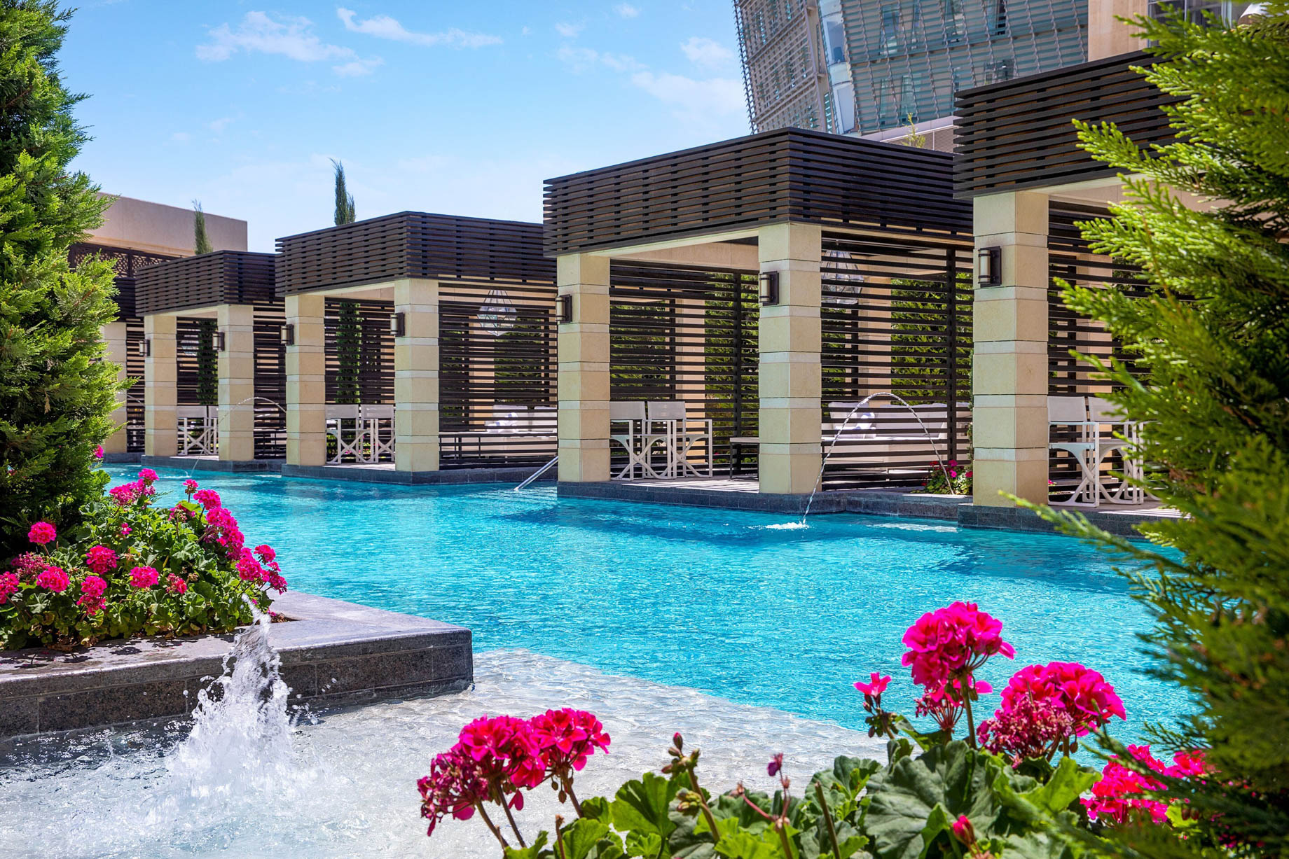 The St. Regis Amman Hotel – Amman, Jordan – Outdoor Pool Cabanas