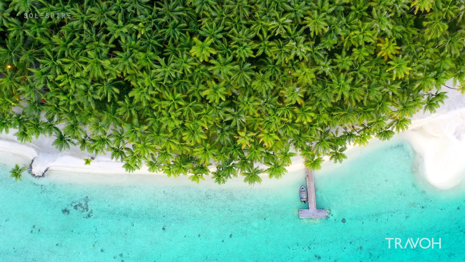 Magical Drone Descent - Motu Tane Private Island - Bora Bora, French Polynesia - 4K Travel Video