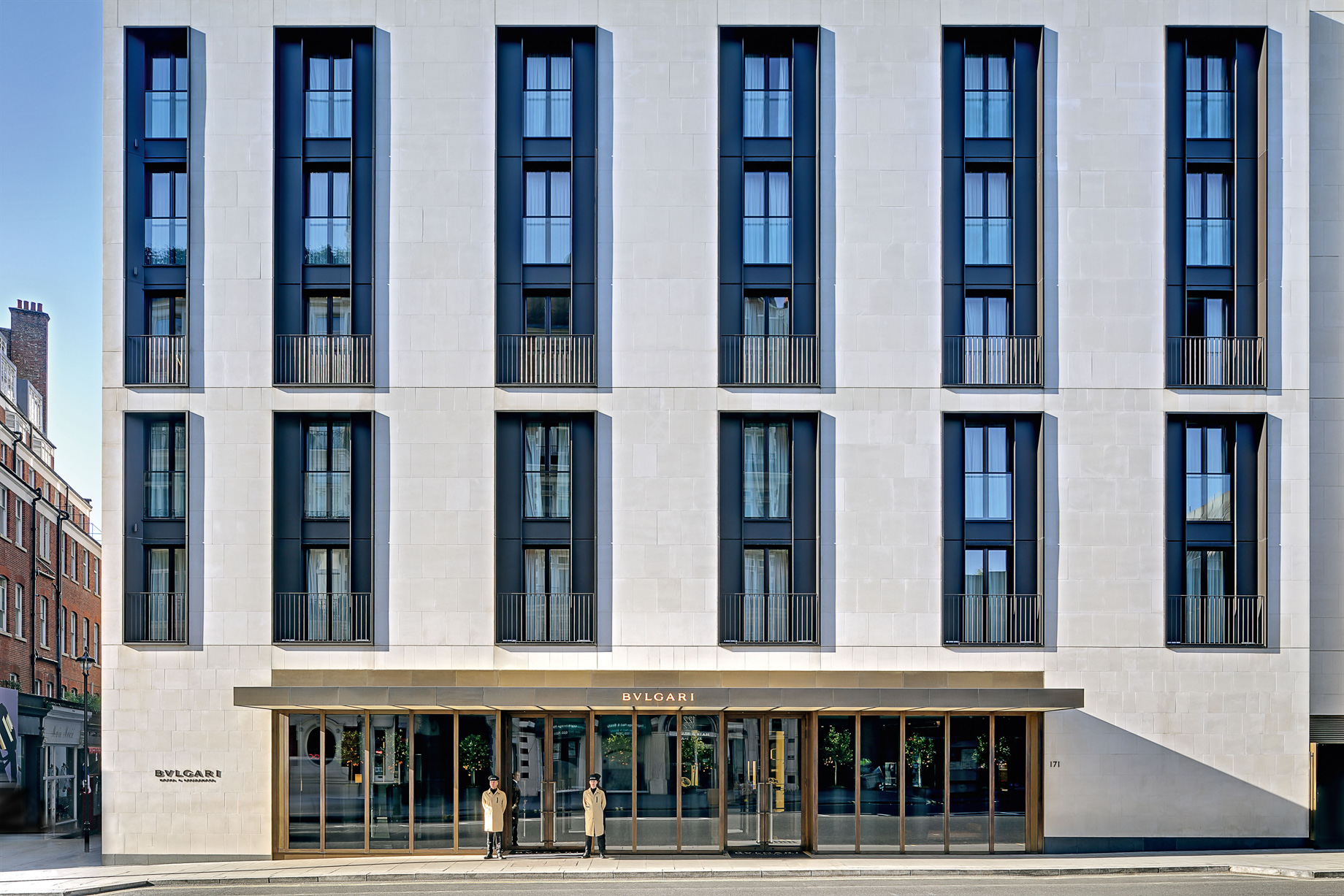 Bvlgari Hotel London - Knightsbridge, London, UK - Hotel Front Facade