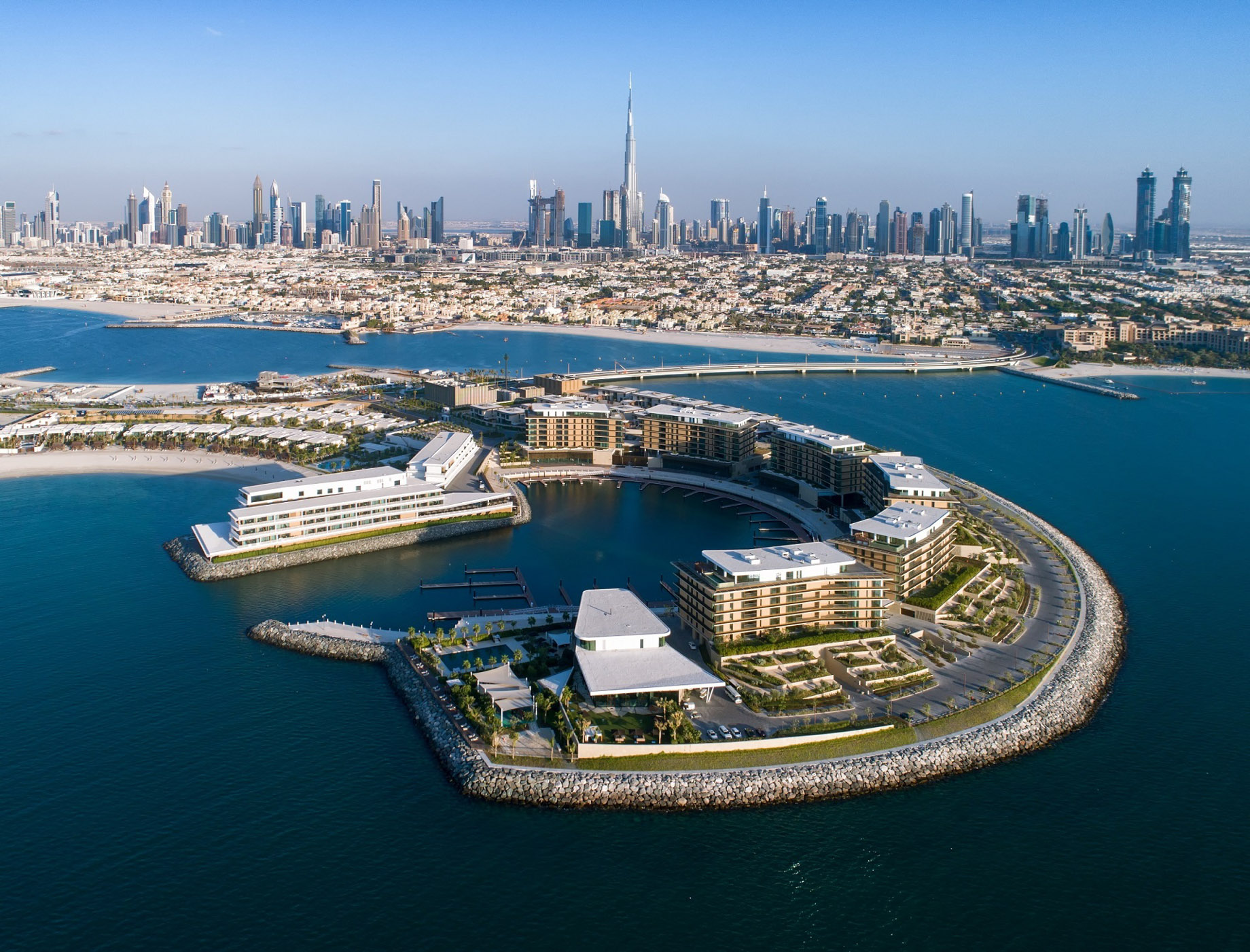 Bvlgari Resort Dubai - Jumeira Bay Island, Dubai, UAE - Resort Aerial View