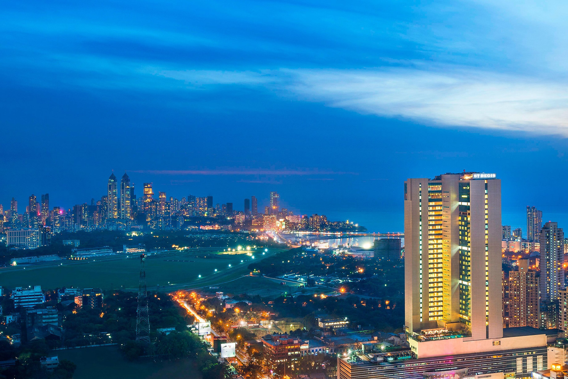 The St. Regis Mumbai Hotel - Mumbai, India - Hotel Exterior Night View