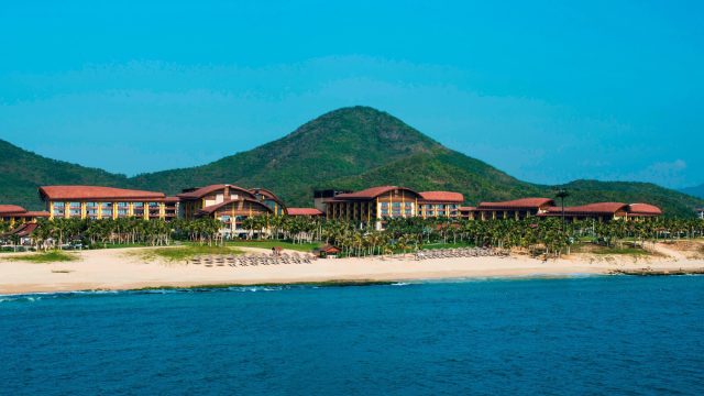 The St. Regis Sanya Yalong Bay Resort - Hainan, China - Yalong Bay Resort Beach View Aerial