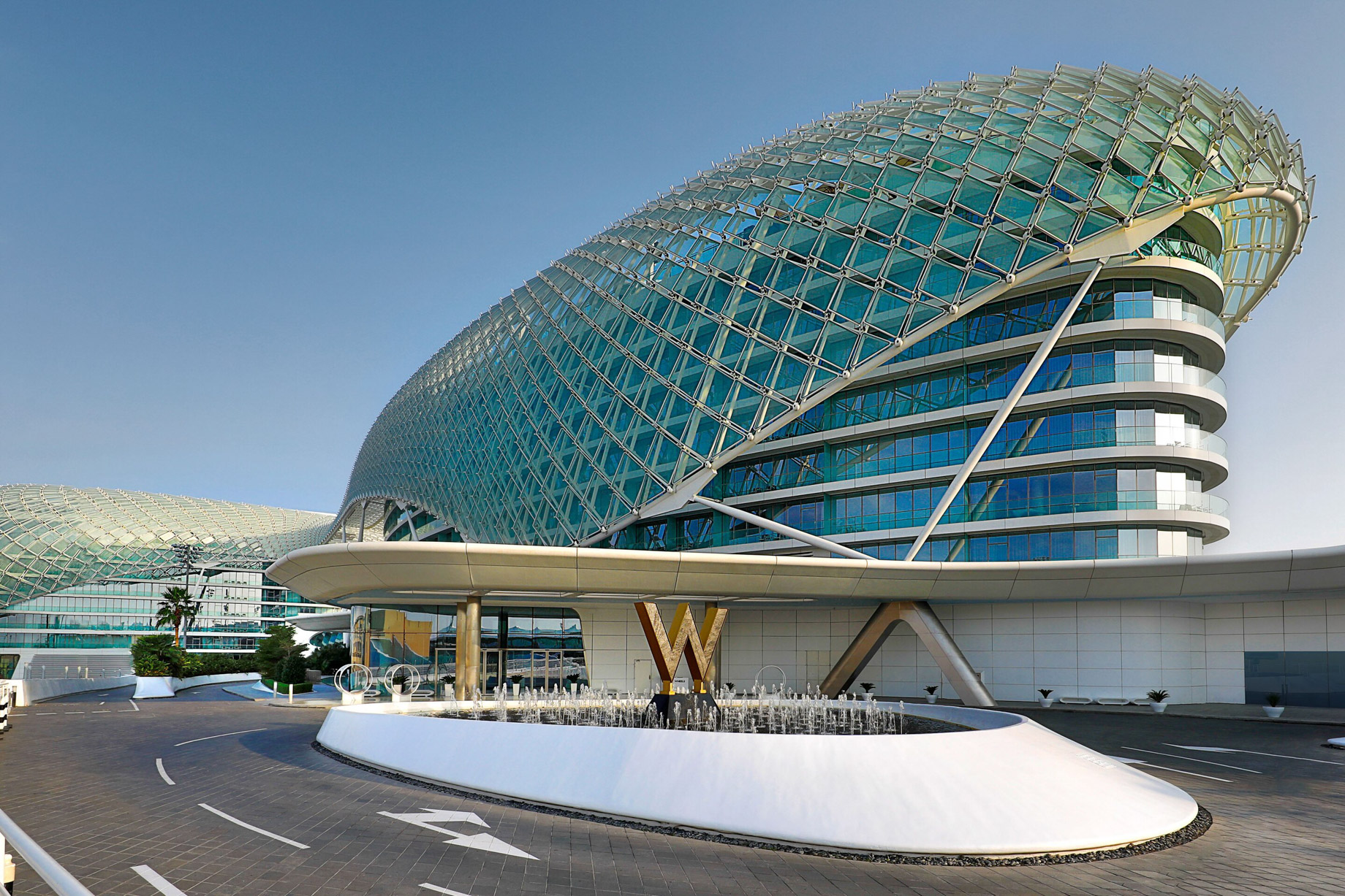 W Abu Dhabi Yas Island Hotel - Abu Dhabi, UAE - W Hotel Exterior