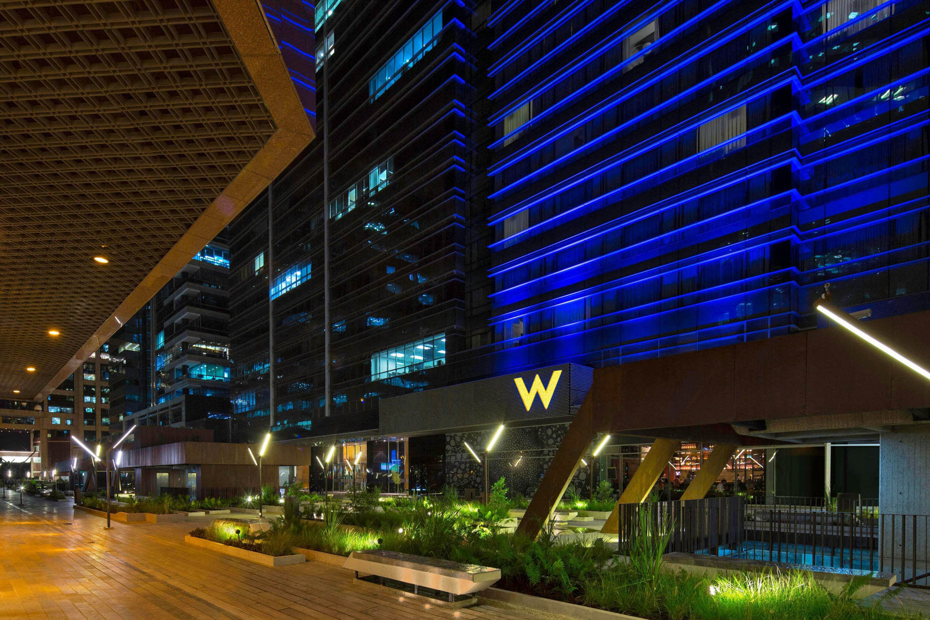 W Bogota Hotel - Bogota, Colombia - Hotel Entrance Plaza