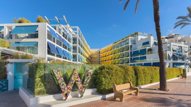 W Ibiza Hotel - Santa Eulalia del Rio, Spain - W Ibiza Boulevard Entrance