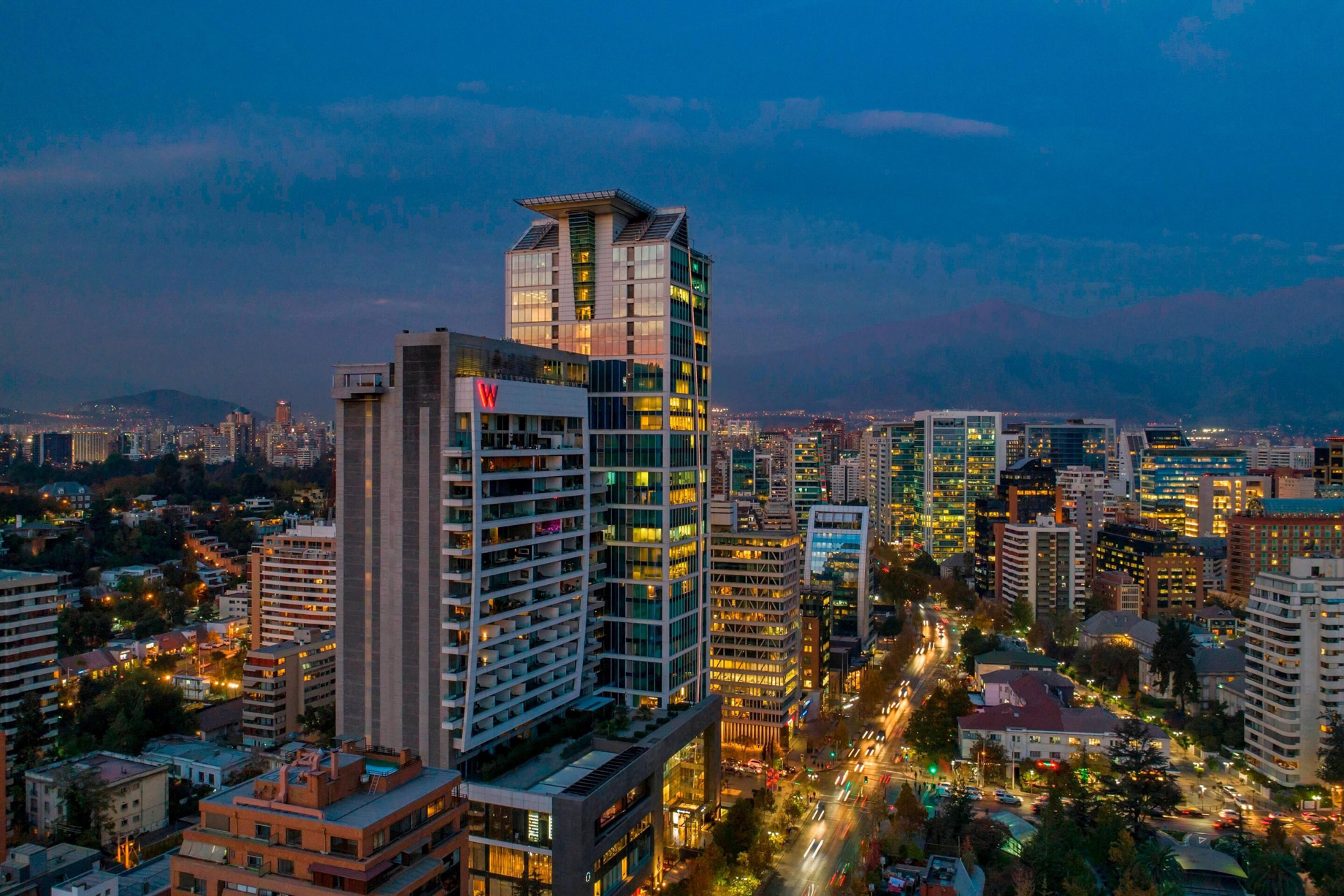 W Santiago Hotel – Santiago, Chile – W Santiago Exterior