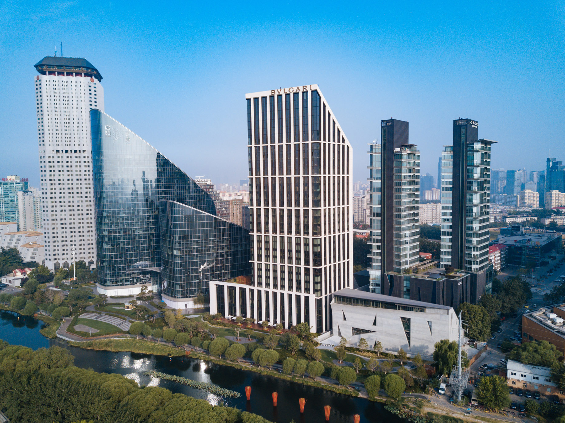 Bvlgari Hotel Beijing – Beijing, China – Hotel Aerial View