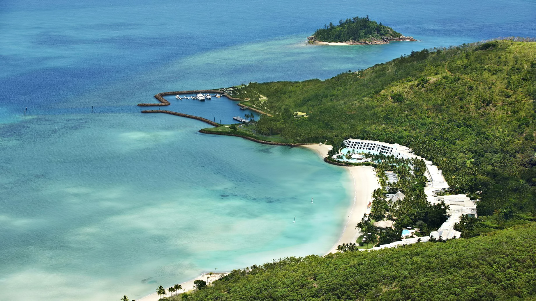 InterContinental Hayman Island Resort – Whitsunday Islands, Australia – Aerial