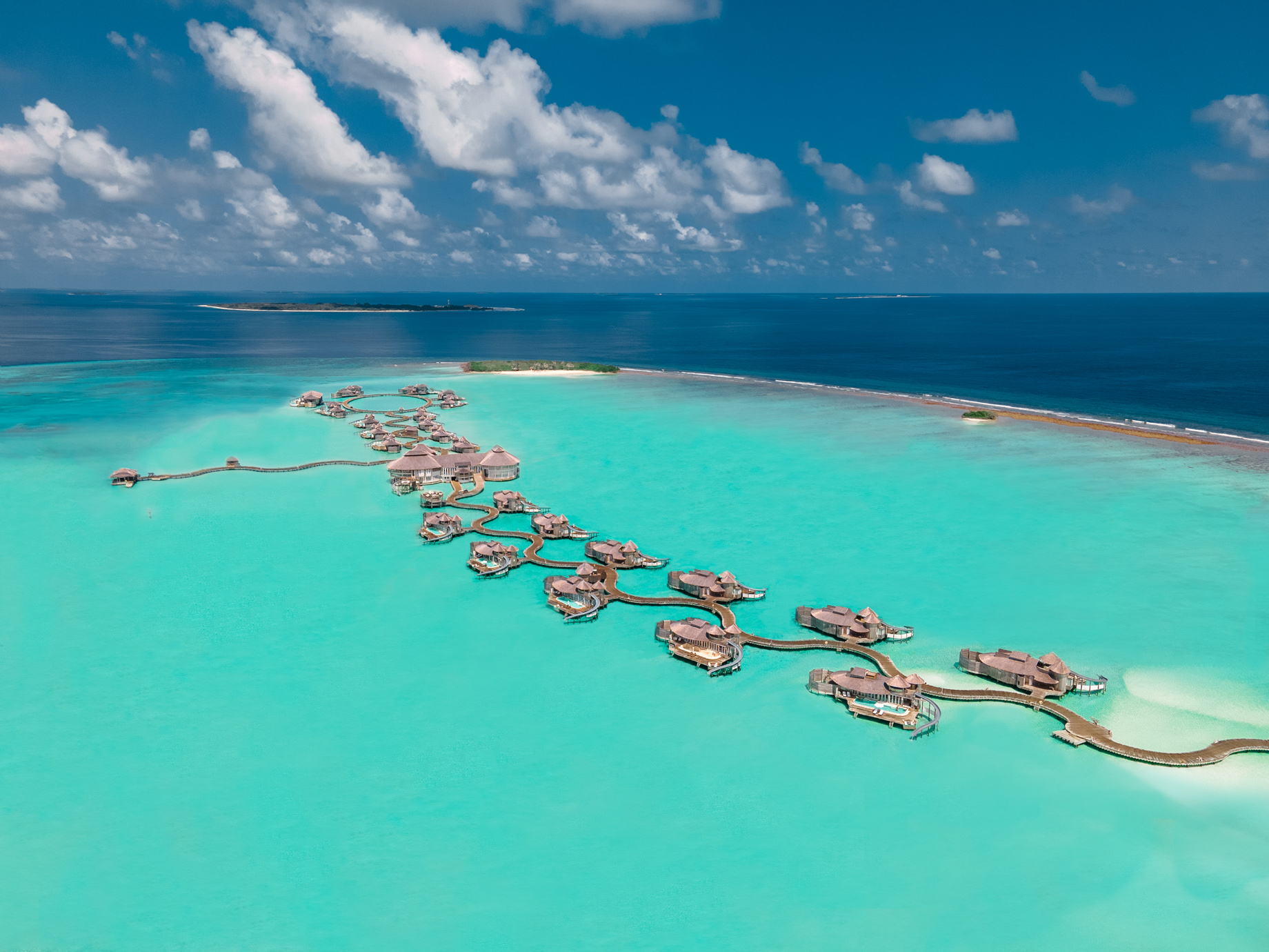 Soneva Jani Resort - Noonu Atoll, Medhufaru, Maldives - Aerial
